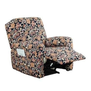 Imagem de Eco-Ancheng Capas reclináveis para poltronas reclináveis elásticas, 4 peças, capas reclináveis para sofá, antiderrapante, capas protetoras de móveis para crianças de estimação, 05