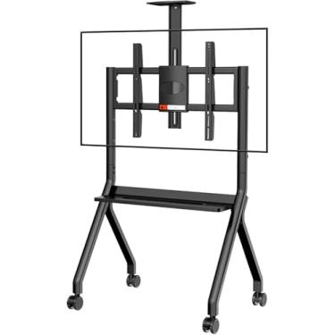 Imagem de Suporte De Quadro Inteligente Para Quadro Branco Inteligente De 42-75 Polegadas, Suporte De Tv De Chão Com Quatro Rodas Bloqueáveis, A, 42~75INCH