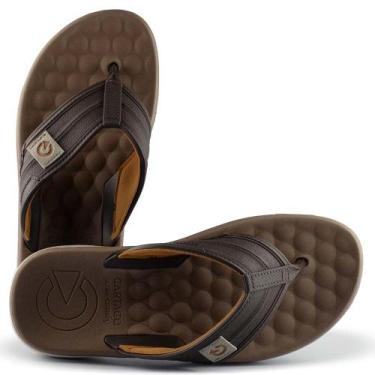 Imagem de Chinelo Cartagago Masculino Sintra 25 12482 - Cartago, 41, Marrom