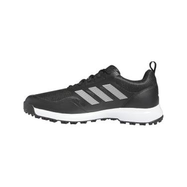 Imagem de adidas Tênis de golfe masculino Tech Response Spikeless 3.0, Núcleo preto/calçado branco, 12.5 Wide