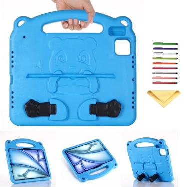 Imagem de UUcovers Capa para iPad Air 11 polegadas M2 (2024)/iPad Air 6ª geração para tablet e iPad Pro de 11 polegadas (M4) 2024 para crianças, meninas, meninos, leve, EVA, à prova de choque, capa com suporte,