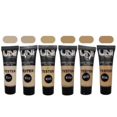 Imagem de Base Líquida Matte Secagem rápida à prova dágua Alta cobertura Full Co