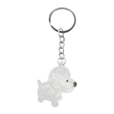 Imagem de Gralara Chaveiro em formato de cachorro, chaveiro de carro, jarra de lembrança, leve, criativo, garrafa memorial para pelos de animais de estimação, presente, Cão Do Campo