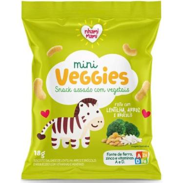 Imagem de Mini Veggies Lentilha, Arroz e Brócolis UN 18G - NHAMI MAMI - Nhami Ma