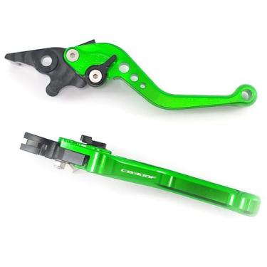 Imagem de Manete Esportivo Cb300f Twister Gravado a Laser - NoBrand, Verde