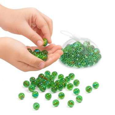 Imagem de Kit com 40 Bolinhas de Gude – Jogo Infantil Clássico, Ideal para Brincadeiras, Massagem e Relaxamento