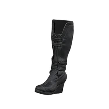 Imagem de Milageto Botas Leggings em Escala 1/6, Botas de Trabalho, Acessórios, Traje, Botas de Figura, Fantasia, Botas de Cano Médio para Bonecos de 12'' , Botas femininas