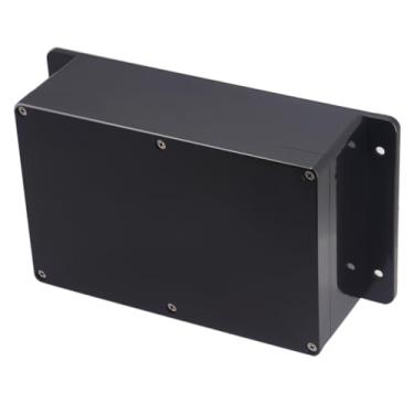 Imagem de Project Box Caixas elétricas pretas de plástico ABS IP65 à prova d'água DIY caixa de junção eletrônica com orelha fixa 9,1 x 5,9 x 3,4 polegadas (230 x 150 x 87 mm)