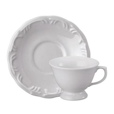 Imagem de Xicara Chá Com Pires 200ml Porcelana Schmidt - Mod. Pomerode 114, U