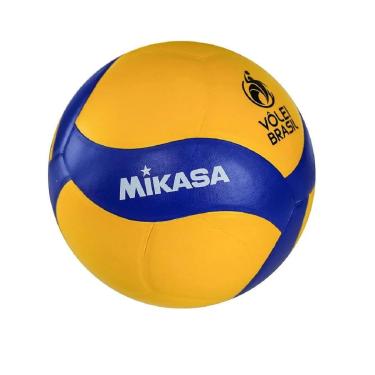 Imagem de Bola De Voleibol Mikasa V390w Amarelo E Azul - Padrão FIVB - Ref MK000063-Unissex