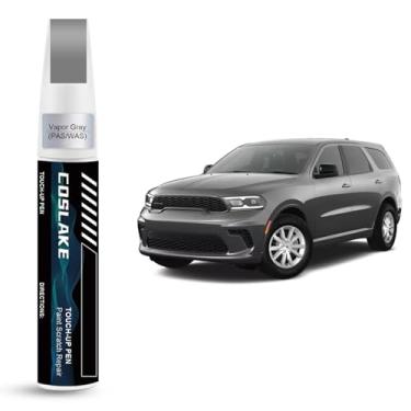 Imagem de COSLAKE Tinta de retoque de carro (cinza vapor (PAS/WAS)) para Dodge, kit de reparo de arranhões de pintura de carro, solução rápida e fácil de reparar, caneta removedor de arranhões com 2