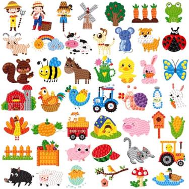 Imagem de Labeol Kits de arte de diamante para crianças, meninos e meninas de 6 a 8 a 10 a 12 anos, fácil de fazer você mesmo, arte criativa de diamante, kits de artesanato por números para crianças e adultos