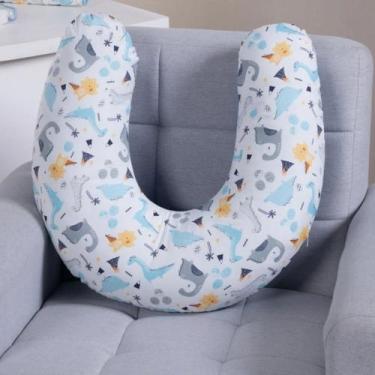 Imagem de Almofada de Amamentação e Apoio Bebê Grande Firme e Confortável 100 Al