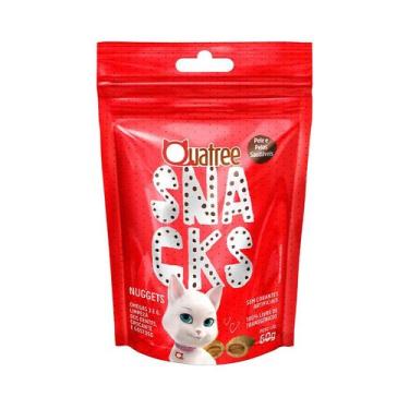Imagem de Quatree Snacks Nuggets Pele & Pelo Gato 60g