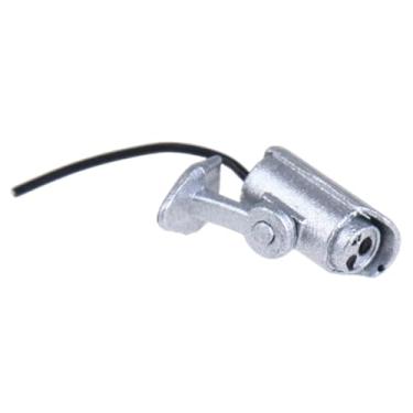 Imagem de oshhni Câmera de segurança para casa de bonecas em escala 1/12, brinquedo de simulação, webcam de segurança em miniatura para corredor de casa em miniatura, Prata