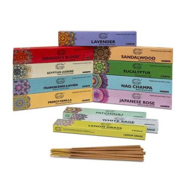 Imagem de Pacotes de incenso raajsee, pacote variado, 180g, 100% orgânico x12