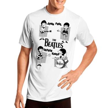 Imagem de Camiseta camisa  The Beatles , desenho animado, varias cores