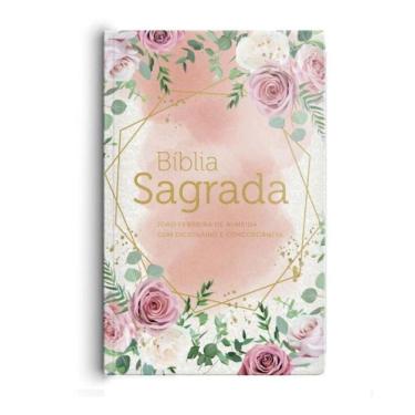 Imagem de Biblia Rc Gigante - Dicionario E Concordancia-Rosa