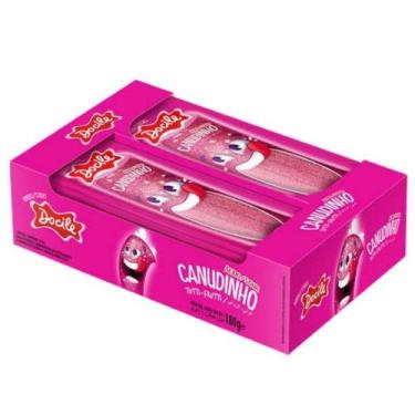 Imagem de Canudinho Tubes Tutti Frutti Cítrico Com 12 unidades - Docile