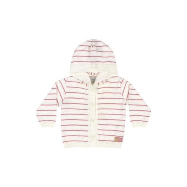 Imagem de Casaco em Tricô para Bebê Unissex Quimby, Rosa, M
