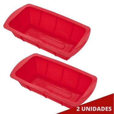 Imagem de Jogo 2 Assadeiras Silicone para Pães Antiaderente Sortida - QUALITY HO