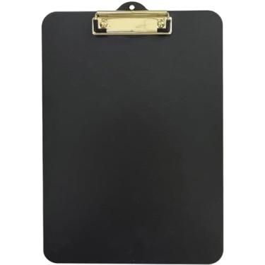 Imagem de Prancheta Office Black Clip Dourado STALO, A4