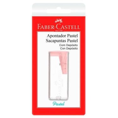 Imagem de Apontador com Depósito Rosa Pastel - Faber Castell - Faber-Castell