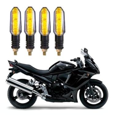 Imagem de Kit Seta para Moto SUZUKI 650F Pisca Led Universal P50 12V Esportivo 2