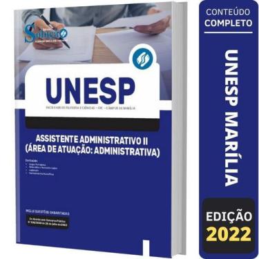 Imagem de Apostila Unesp Marília - Assistente 2 Área Administrativa - Editora So