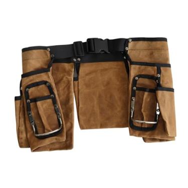 Imagem de Generic Bolsa de Cinto de Ferramentas com Organizador de Vários Bolsos, Bolsa de Cintura Utilitária para Carpinteiro Masculino