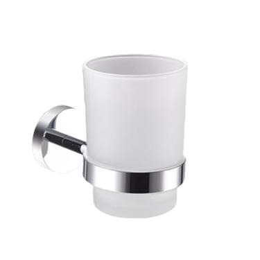 Imagem de Acessórios para banheiro cromados, toalheiro de aço inoxidável, porta-papel, anel para toalha, porta-copos, suporte para escova de vaso sanitário, pingente de ferragens, porta-copos