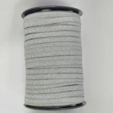 Imagem de 5 metros Elástico Lurex chato Especial 7mm Prata 3684 005Mag - MorenAr