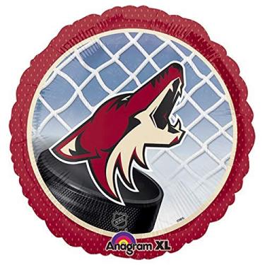 Imagem de Anagram 9 NHL Phoenix Coyotes Hockey Team Balão, 45,72 cm, multicolorido