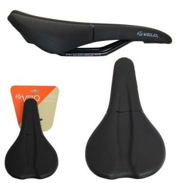 Imagem de Banco Selim Velo VL-1C28 Preto Vazado 255X145MM