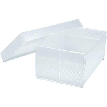 Imagem de Caixa Organizadora Novaonda Cristal Mini 285x175 - 01 Unidade Polibras, Cristal