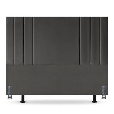 Imagem de Cabeceira Solteirão 100 cm Cama Box Estofada Clássica material sintéti