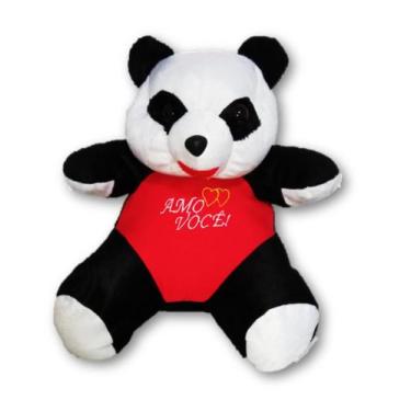 Imagem de Urso De Pelúcia Panda Super Lindo Para Presente - R.B VARIEDADES, Pret