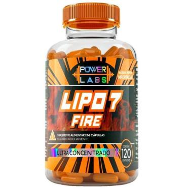 Imagem de Lipo 7 Fire (120 capsulas) - Power Labs-Unissex