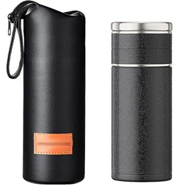 Imagem de Garrafa térmica portátil de aço inoxidável 316 com isolamento a vácuo garrafa de água térmica térmica (cor: C, tamanho: 300ml) (C 400ml)