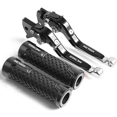 Imagem de Para Honda NC750X NC 750 X 750X 2016 2017 2018 2019 Alavanca de embreagem de freio e maçaneta de 22 mm guidão alavanca de embreagem de freio de motocicleta (Cor: QYGX888 6)