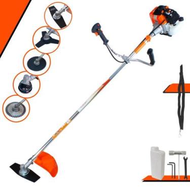 Imagem de Roçadeira Aparador de Grama Vulcan VR430S À Gasolina Motor 2T 43cc 1,7