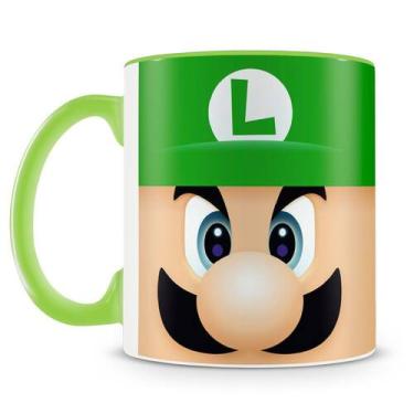 Imagem de Caneca Personalizada Luigi - Super Mario - Porcelana Alta Qualidade - 