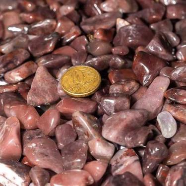 Imagem de 200g de Aragonita Roxa Rolada - Pedra Natural de 10 a 20 mm - Tipo B -