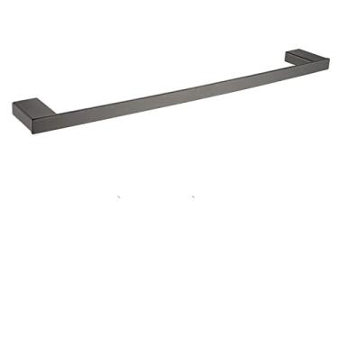 Imagem de Toalheiros, barras de toalha duplas cinzentas acessórios de casa de banho cabide de toalha gancho suporte de papel escova de vaso sanitário suporte de sabão, toalheiro/barra de toalha de sile/a