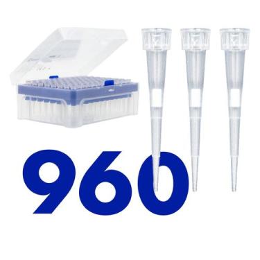 Imagem de Pontas de pipeta de laboratório Kashi Scientific 10uL Filtered x960