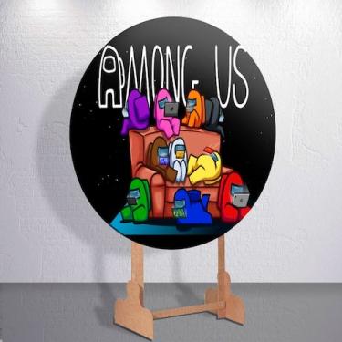 Imagem de Capa para painel Us Game Among decoração festa infantil Menino tamanho