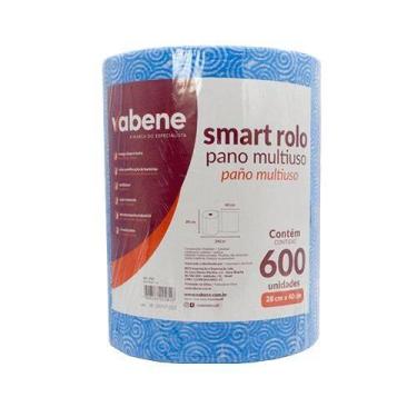 Imagem de Pano Multiuso Smart Rolo 28x240m 35G Azul - Vabene