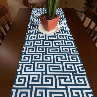 Imagem de Caminho de mesa 40 x 1,45 - azul escuro - DIAS DECOR