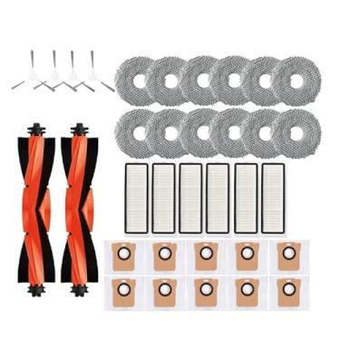 Imagem de Compatible With XMI Robot Vacuum X20 + / X20 Plus Dust Bag Mop Cloth Accessories Main Side Brush Hepa Filter Replacement Parts(Green)