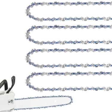 Imagem de Corrente de motosserra, pacote com 4, 50 cm 3/8, calibre 1,3 mm, calib